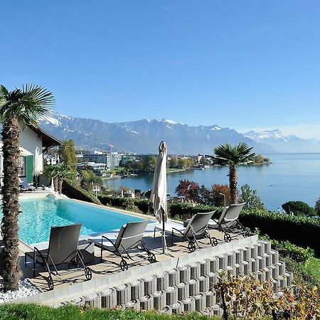 Corseaux Beach Rooms-Riviera Beach Apartments Vevey Ngoại thất bức ảnh