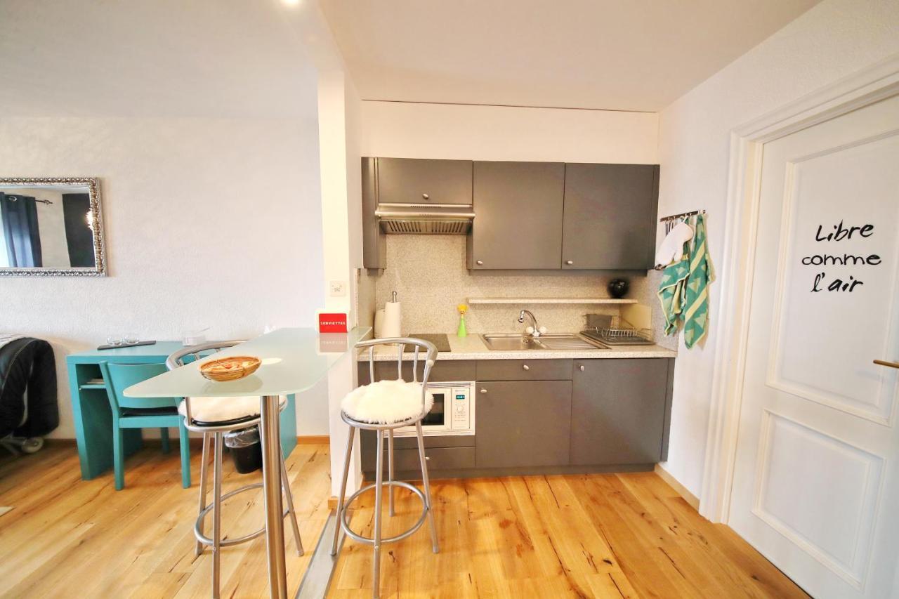 Corseaux Beach Rooms-Riviera Beach Apartments Vevey Ngoại thất bức ảnh