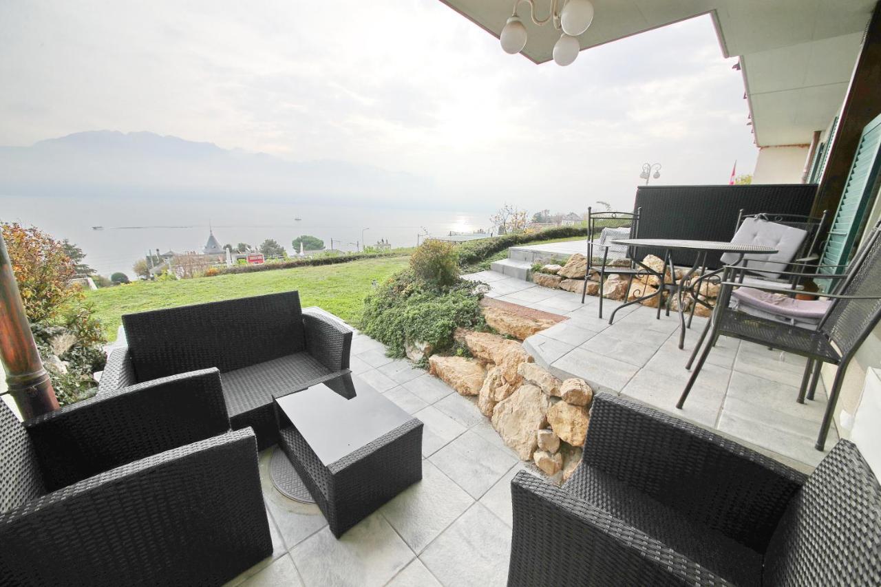 Corseaux Beach Rooms-Riviera Beach Apartments Vevey Ngoại thất bức ảnh