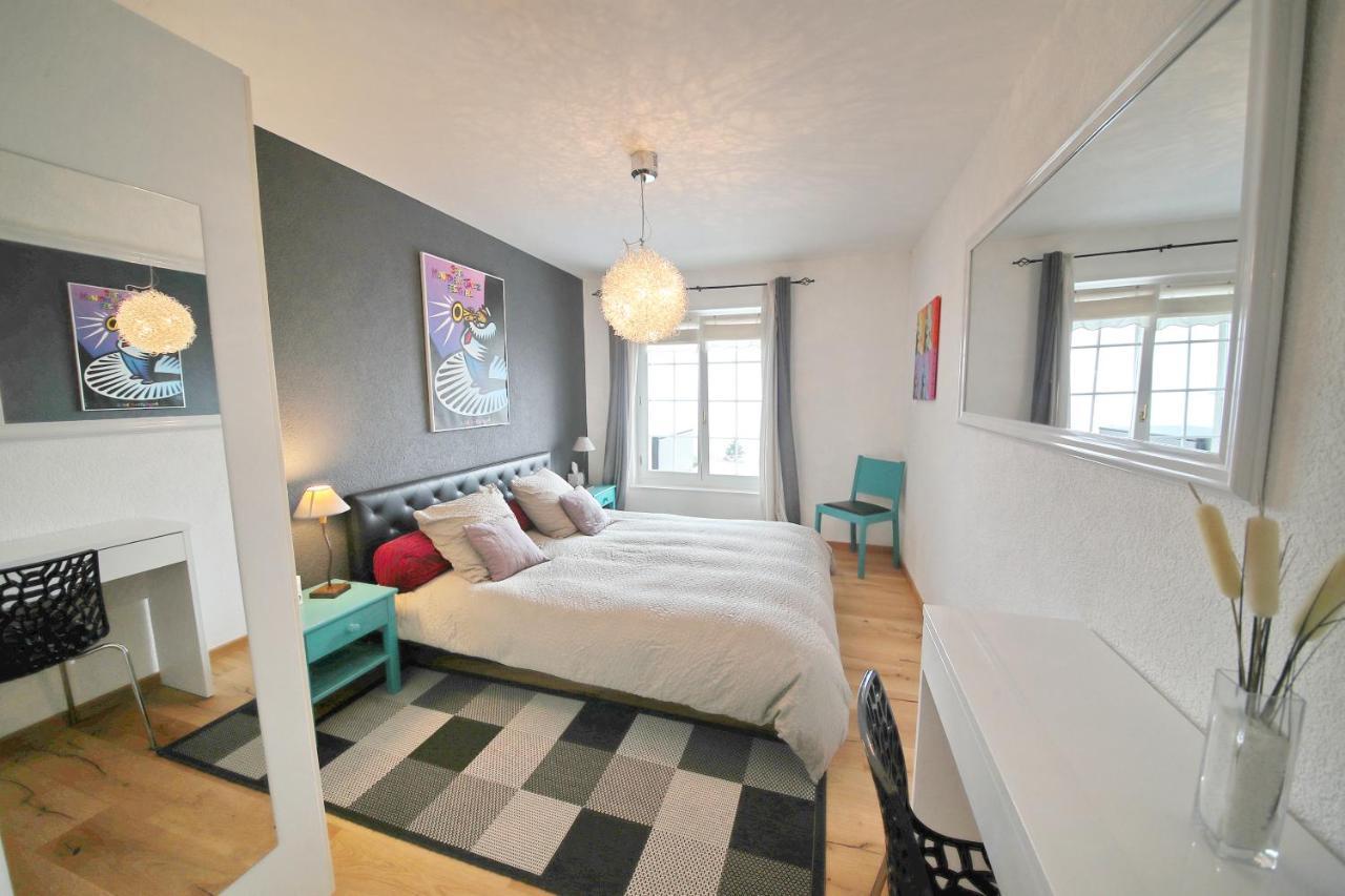 Corseaux Beach Rooms-Riviera Beach Apartments Vevey Ngoại thất bức ảnh