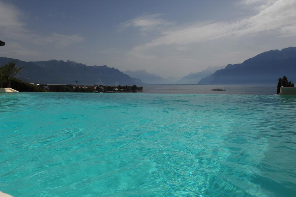 Corseaux Beach Rooms-Riviera Beach Apartments Vevey Ngoại thất bức ảnh