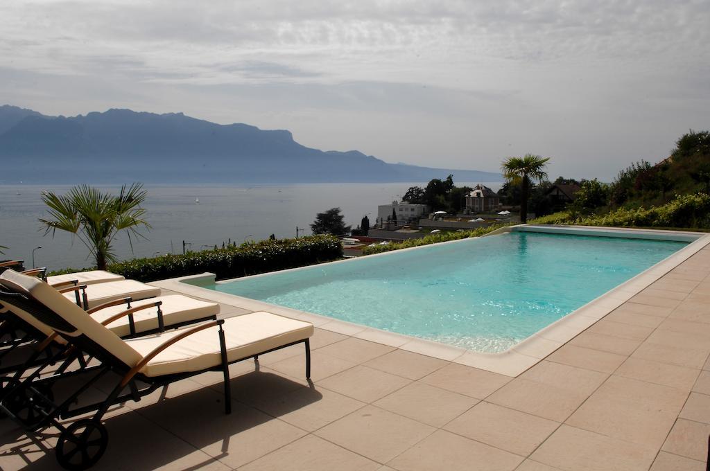 Corseaux Beach Rooms-Riviera Beach Apartments Vevey Ngoại thất bức ảnh
