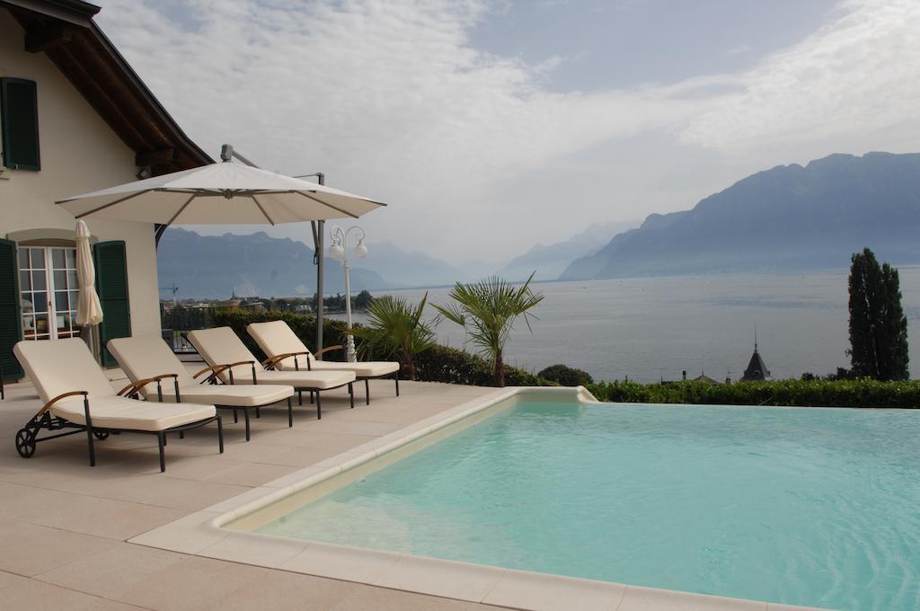 Corseaux Beach Rooms-Riviera Beach Apartments Vevey Ngoại thất bức ảnh